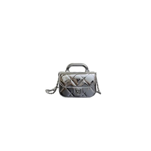 CHANEL Mini Flap Bag with Top Handle(high-end grade)