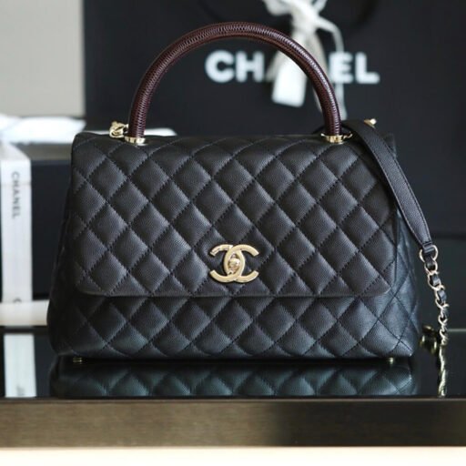 Chanel Large Flap Bag With Top Handle(HIGH-END GRADE)