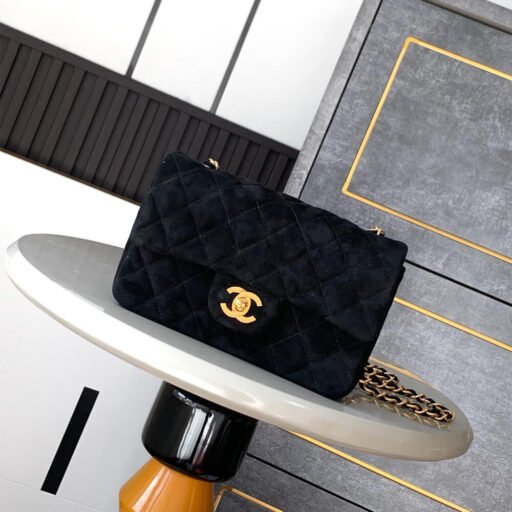 CHANEL SUEDE MINI FLAP BAG(HIGH-END GRADE)