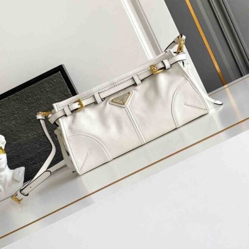 Prada Bonnie small leather shoulder bag(HIGH-END GRADE)