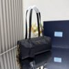 Prada Re-Nylon and leather medium top-handle bag with padlock(high-end grade)