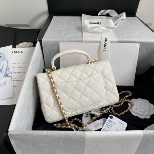 CHANEL Mini Classic Handbag With Top Handle(HIGH-END GRADE)