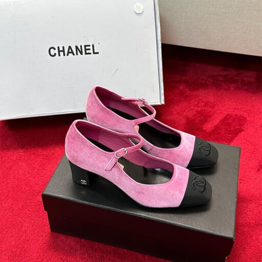 Chanel Mary Janes Heel