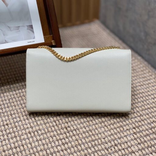 YSL kate medium tassel in grain de poudre embossed leather