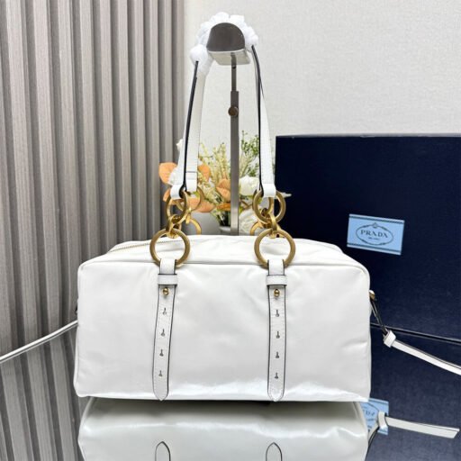 Prada Dangle medium leather top-handle bag(HIGH-END GRADE)