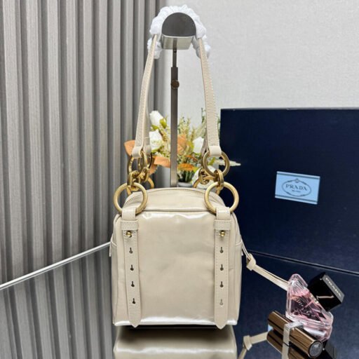 Prada Dangle leather top-handle mini-bag(HIGH-END GRADE)