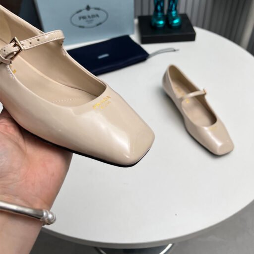 Prada Patent Leather Mary Jane Ballerinas