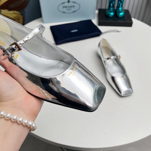 Prada Patent Leather Mary Jane Ballerinas
