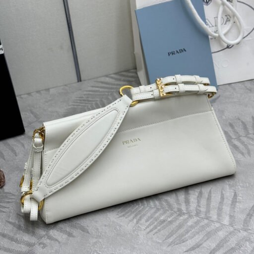 Prada Enchaine medium leather bag(HIGH-END GRADE)