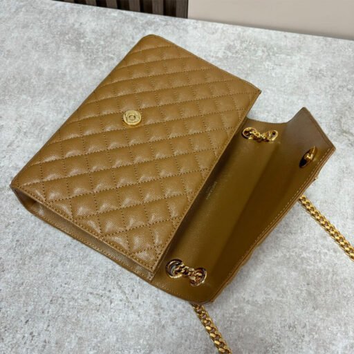 YSL envelope medium in grained leather
