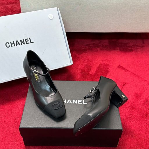 Chanel Mary Janes Heel
