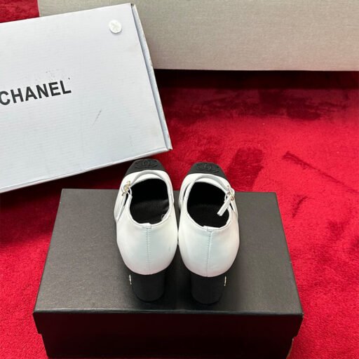 Chanel Mary Janes Heel