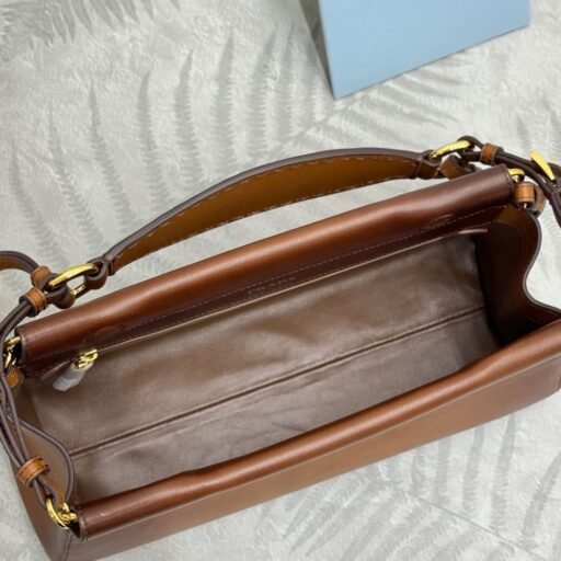 Prada Enchaine medium leather bag(HIGH-END GRADE)
