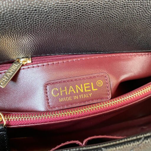 CHANEL Large Flap Bag With Top Handle(high-end grade)