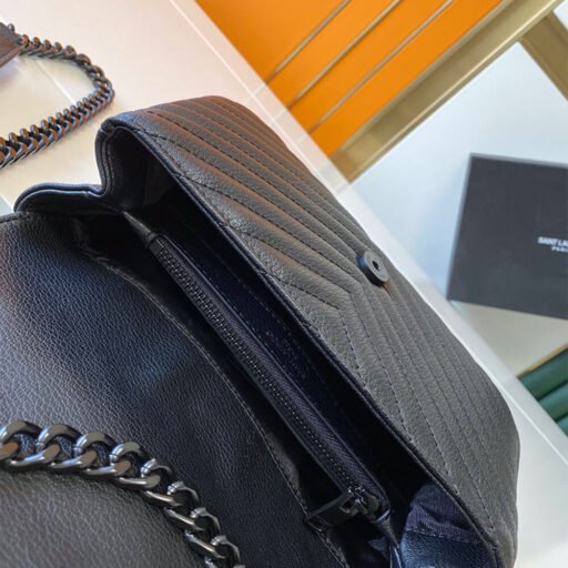 Saint Laurent College quilted-leather satchel bag