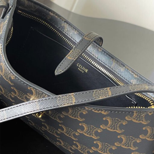 Celine TINA SHOULDER BAG IN Triomphe canvas